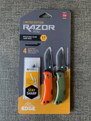¡NUEVO! Outdoor Edge RazorMini Edición Limitada - Paquete de 2 Foto 1 de 2
