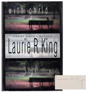 Laurie R KING / WITH CHILD Signed First Edition 1996 #105028 - Picture 1 of 1