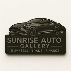 Llavero personalizado grabado con láser para concesionario de automóviles - plástico premium - Imagen 1 de 13