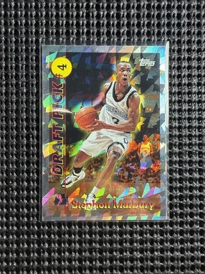 1996-97 Topps - Selección del draft Stephon Marbury #DP4 (RC) Foto 1 de 2