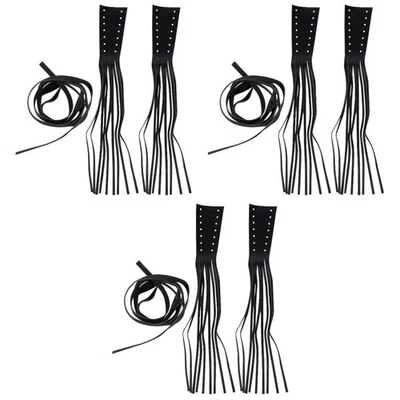  3 Pairs Motorrad Lenker Griffe Fransen -Lenkergriff -Lenkergriffe - Bild 1 von 4