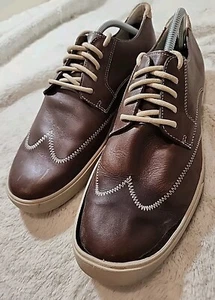 Cole Haan Wingtip Shoes Sneakers Winslow C10641 Lace Up Brown Casual Mens 11.5 - Picture 1 of 7