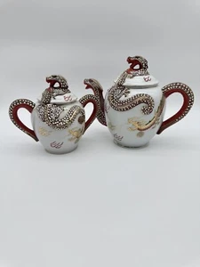 Vintage Japanese Moriage Dragonware Teapot - Picture 1 of 6