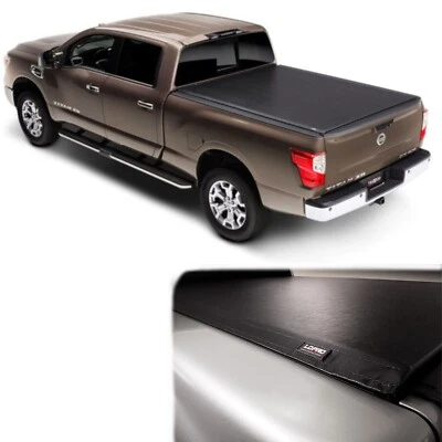 TruXedo 588801 Lo Pro Tonneau Roll Up Cover para 16-24 Nissan Titan Titan XD 6,5' - Imagem 1 de 4