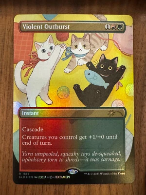 Violent Outburst (Borderless) [Secret Lair Drop Series] MTG Near Mint Foil - Image 1 of 2