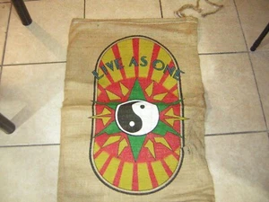 BERLAP BAG VINTAGE 1995 ERA YING YANG Marijuana MANCAVE 50 KILOS - Picture 1 of 7