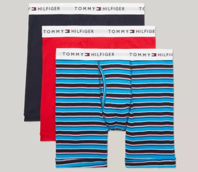 Pack de 3 calzoncillos boxer elásticos de microfibra TOMMY HILFIGER MEDIANOS GRANDES XLARES GRANDES $44,5 Foto 1 de 4