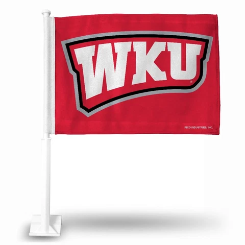Western Kentucky Hilltoppers 11X14 Window Mount 2-Sided Car Flag Cover