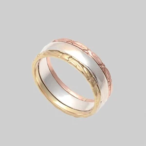 925 Sterling Silver Handmade Designer Thumb Spinner Ring For All Size SK-50 - Picture 1 of 3