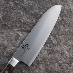 Kitchen Knife Chef's Couteau Coltello AB5437 Japan Santoku べにふじ 6.5 in 165mm - Picture 1 of 10