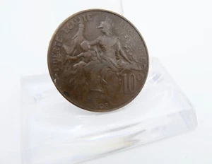 10 centesimi 1905 Francia Terza Repubblica VZ - Foto 1 di 10