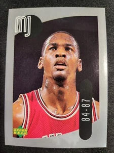1998 Upper Deck Michael Jordan Stickers Card #11 Rookie Year - Picture 1 of 2
