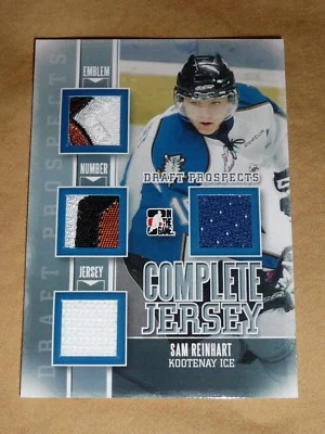 2012-13 ITG Heroes and Prospects SAM REINHART Complete Jersey Silver /9 PRE-RC - Imagem 1 de 2