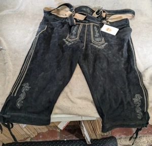 Pantalones de cuero marrón Country Maddox para hombre - talla 64 nuevos con etiquetas - Imagen 1 de 14