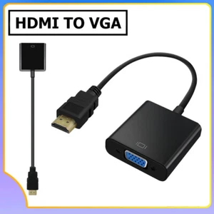 Cable adaptador convertidor de video HDMI macho a VGA hembra para monitor PC 1080p HDTV - Imagen 1 de 11