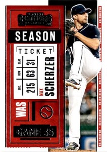 2020 Contenders Baseball #99 Max Scherzer - Washington Nationals [BB22]