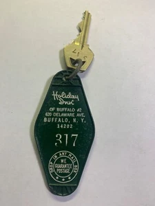 Llavero y llave Holiday Inn Hotel Motel Room Buffalo New York #317 - Imagen 1 de 3