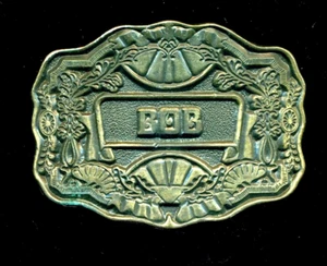 Vintage Men's Cast Metal Oden Inc Belt Buckle "BOB" Urban Cowboy style - Picture 1 of 2
