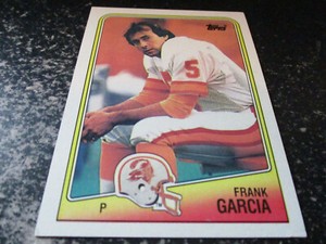 frank garcia (tampa bay buccaneers - p) 1988 topps CARD #351 nr/mint condition