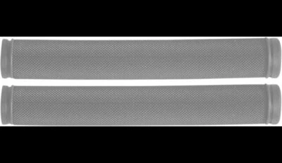 RSI 7" Rubber Snowmobile Grips - GREY - Arctic Cat Polaris Skidoo Yamaha- - Image 1 of 2