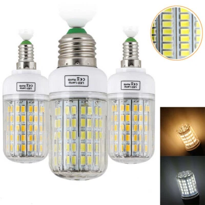 LED Corn Light Bulb Base Super Bright Lamp Bulb 7W-45W 220V E14 E27 Home Light - Image 1 of 4
