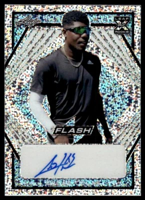 2021 Leaf Flash Platinum Blue Oscar Colas Auto 15/50 #BA-OC2 - Image 1 of 2