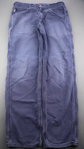 Pantalones utilitarios de lona FR resistentes al fuego para hombre Carhartt ajuste original azul talla 34x32 - Imagen 1 de 12