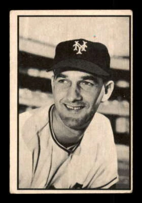 1953 Bowman Black and White #40 Larry Jansen GVG NY Giants 542800 - Image 1 of 2