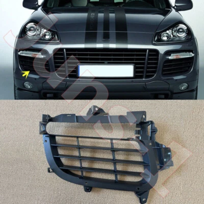 Cubierta de rejilla de luz antiniebla para parachoques delantero derecho para Porsche Cayenne Turbo S/GTS 2008-2010 Foto 1 de 4