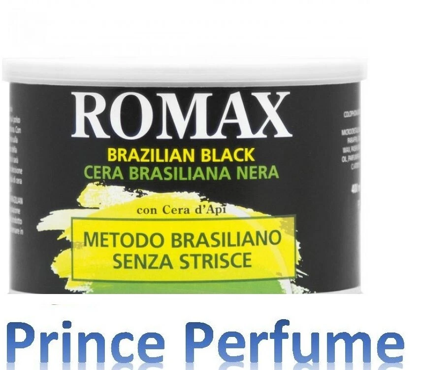 ROMAX BRAZILIAN BLACK CERA BRASILIANA NERA CON CERA D'API SENZA STRISCE -400 ml