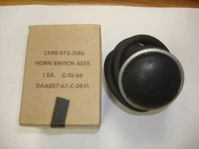 ¡¡NUEVO!! Interruptor de bocina M151, M151a1, M151a2, piezas militares NSN: 2590-973-3186 Foto 1 de 4