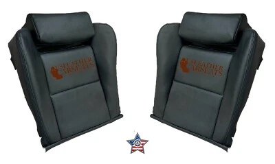 2006-2010 Fits BMW E60 M5 Driver & Passenger Bottom Leather Seat Cover Black OEM - Image 1 of 4