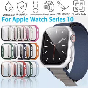 For Apple Watch Series S10 PC Case Screen Protector Full Cover 42/46mm/1.8/2.04" - Picture 1 of 20