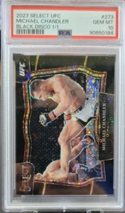 2023 Panini Select UFC #273 Michael Chandler Octagonside Disco 1 OF 1 GEM 10 - Picture 1 of 3