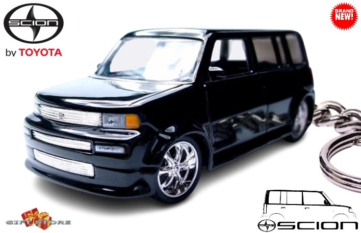 🎁🆕 ULTRA RARE KEYCHAIN BLACK SCION XB TOYOTA BB CUSTOM Ltd Ed.💕GREAT GIFT💕🎁 - Image 1 of 4