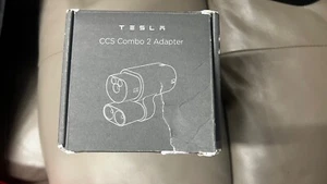 Tesla Official CCS Combo 2 Adapter With Box - Picture 1 of 1