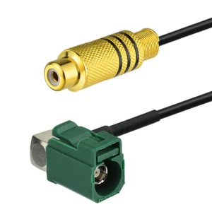 Fakra E to RCA Vedio Adapter Cable 1m for Car Reverse Backup Rear View Camera - Picture 1 of 3