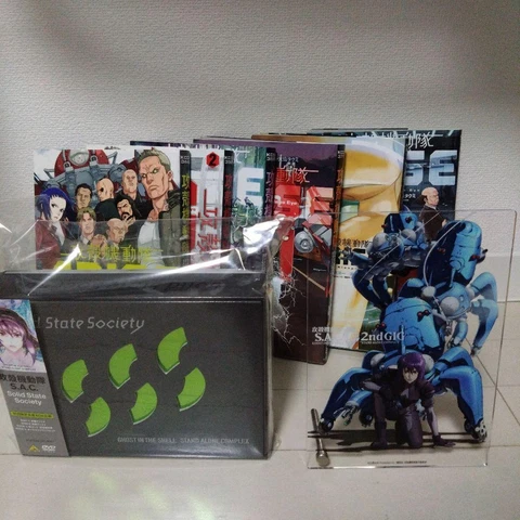 Ghost in the Shell SAC Goods ARISE Volume 1-6 DVD Acrylic Plate Set Cover