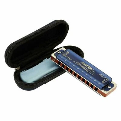 EASTTOP Paddy Harmonica Richter Tuned Blues Diatonic Harmonica Phos Bronze Reeds