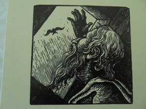 Hermann Fechenbach. Original Wood Engraving - Picture 1 of 1