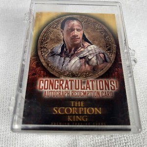SCORPION KING IW 2002 FULL 72 TRADING CARD BASE SET DWAYNE "THE ROCK" JOHNSON 