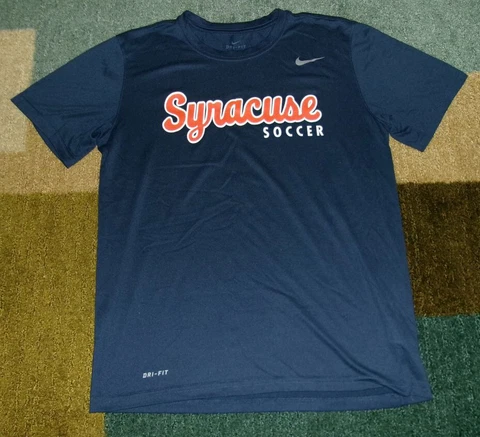 VINTAGE-Style NIKE DRI-FIT Authentic SYRACUSE ORANGE SOCCER Training SHIRT M Cover