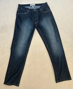 Paper Denim & Cloth Jeans Mens 34 x 32 Dark Wash Blue Straight Leg Classic - Picture 1 of 3