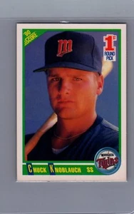 Puntuación #672 1990 Chuck Knoblauch - Imagen 1 de 2