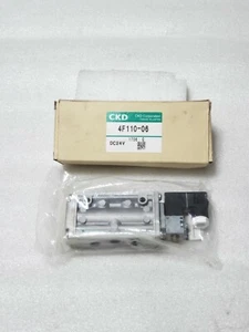 CKD 4F110-06 Solenoid Valve DC24V, 5/2 Way, RP1/8" Port Connections, N£W - Picture 1 of 8