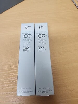 (2) It Cosmetics CC+ Cream Correcting Foundation SPF 50+ - Tan Rich. Read Descri - Image 1 of 4