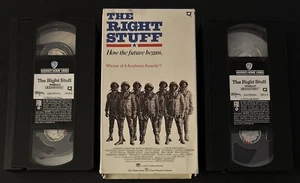 The Right Stuff How The Future Began VHS 2-Tape Set Charles Frank Scott Glenn - Picture 1 of 8