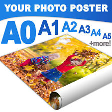 Your Photo to Poster. A0 A1 A2 A3 A4 24"x36" & Square Personalised Custom Prints