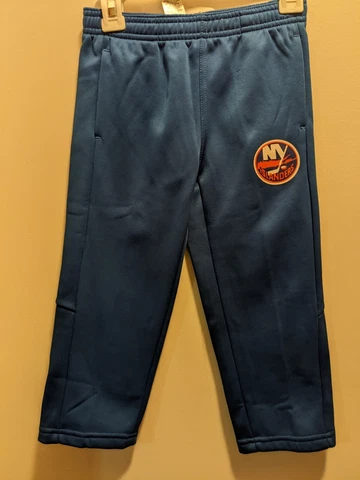 New York Islanders Kids 4T Blue Stretch Waist Track Pants New Cover