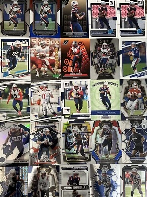 Lote de 70 tarjetas de los New England Patriots Foto 1 de 4